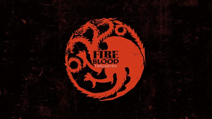 Fire and Blood Targaryen House Sigil