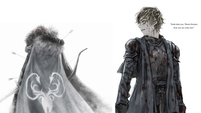 Theon Greyjoy from Game of Thrones fan art
