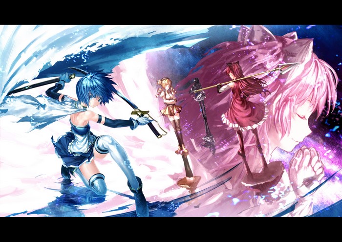 Magical Girls from Puella Magi Madoka Magica