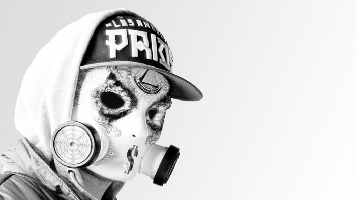 Hollywood Undead Mask with Gas Mask and Cap