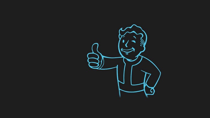 Vault Boy giving a thumbs up from Fallout