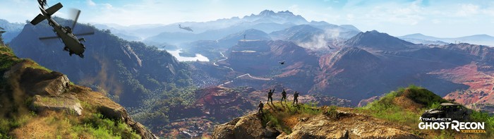 Tom Clancy's Ghost Recon Wildlands panoramic landscape