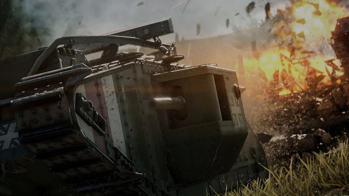 British Mark IV Tank in Battlefield 1