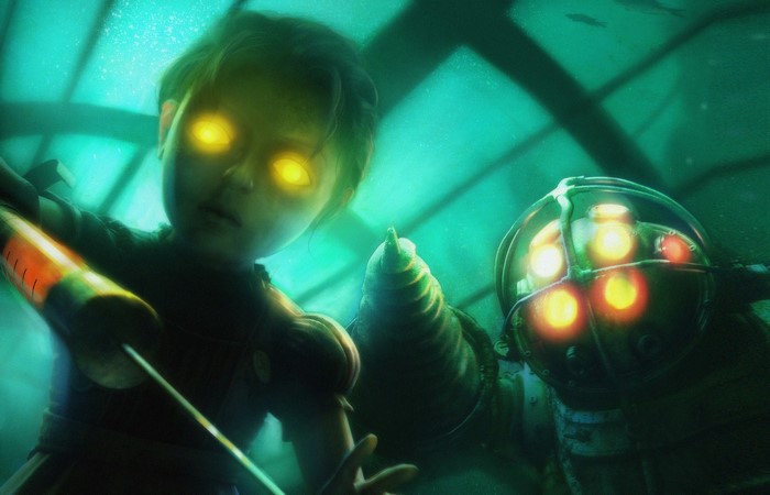 Little Sister and Big Daddy from BioShock 2