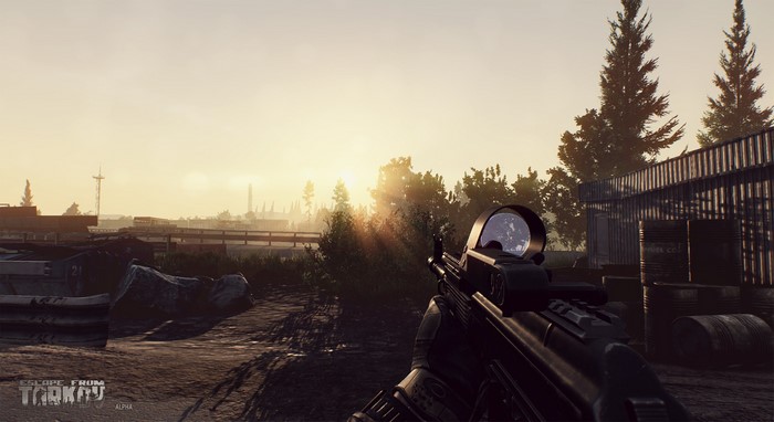 Escape from Tarkov first-person shooter gameplay