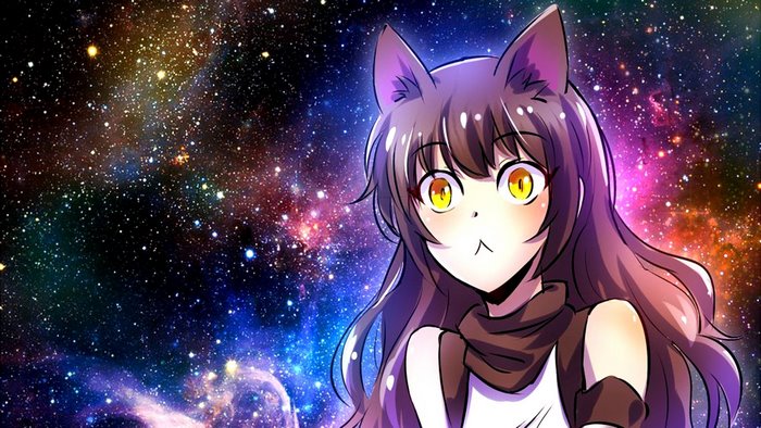 Blake Belladonna from RWBY in Space