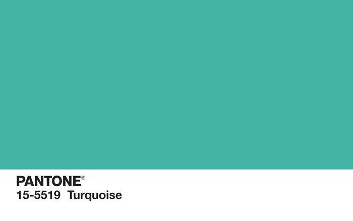Pantone 15-5519 Turquoise color swatch
