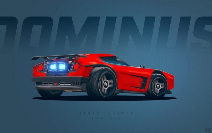 Rocket League Dominus car render