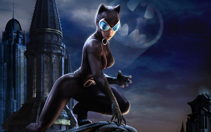 Catwoman from Batman in Gotham City