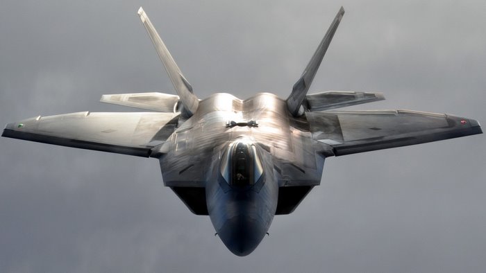F-22 Raptor fighter jet in flight