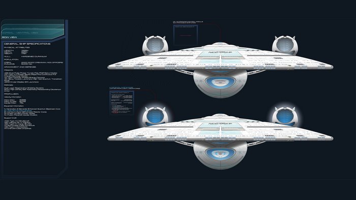 Star Trek USS Enterprise NCC-1701-D Ship Specifications