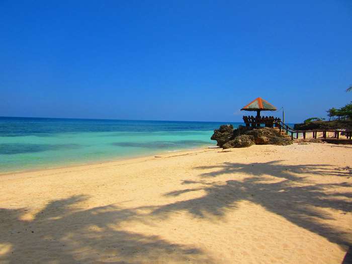 Beach in the Philippines with a Gazebo