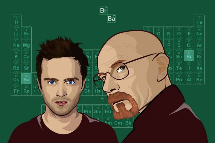 Walter White and Jesse Pinkman from Breaking Bad