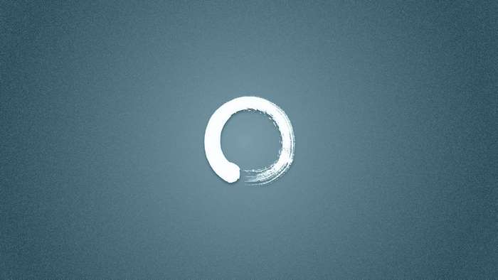 Minimalist Zen Enso Symbol