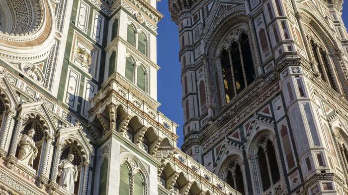 Florence Cathedral architecture with blue sky