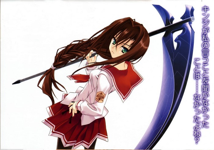 Girl with Scythe from Hidan no Aria