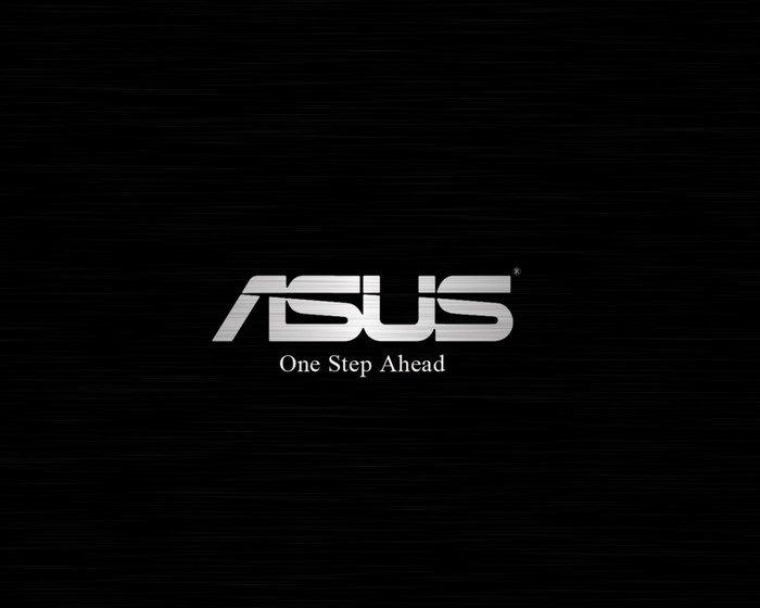 Asus logo with tagline "One Step Ahead"