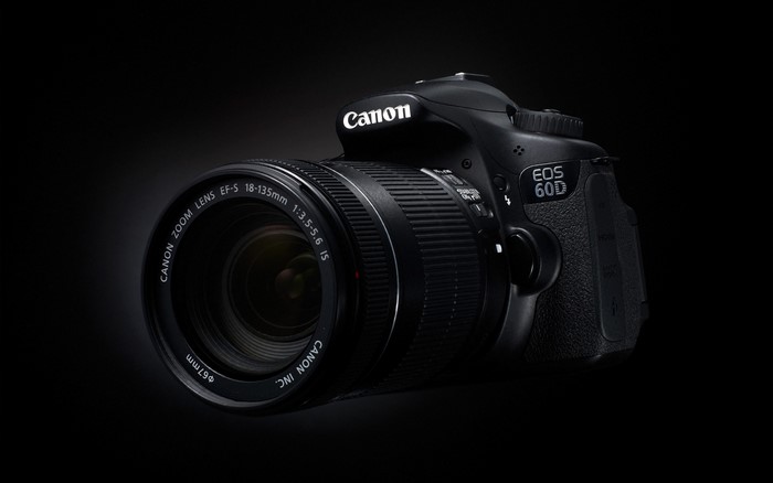 Canon EOS 60D DSLR camera with 18-135mm lens