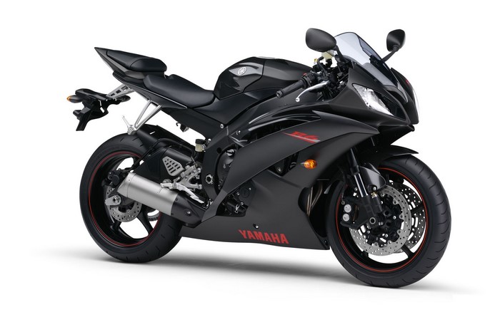 Black Yamaha R6 Motorcycle