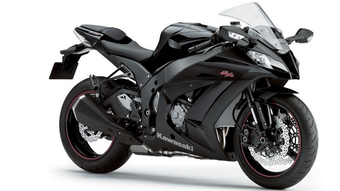 Black Kawasaki Ninja Motorcycle