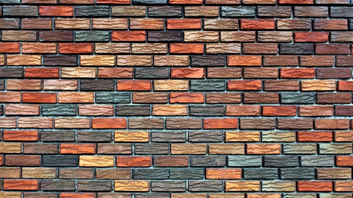 Colorful Bricks Texture Background Wall