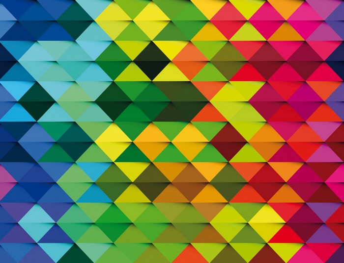 Colorful abstract geometric triangle pattern background