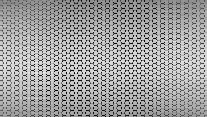 Hexagonal Mesh Texture Light Background