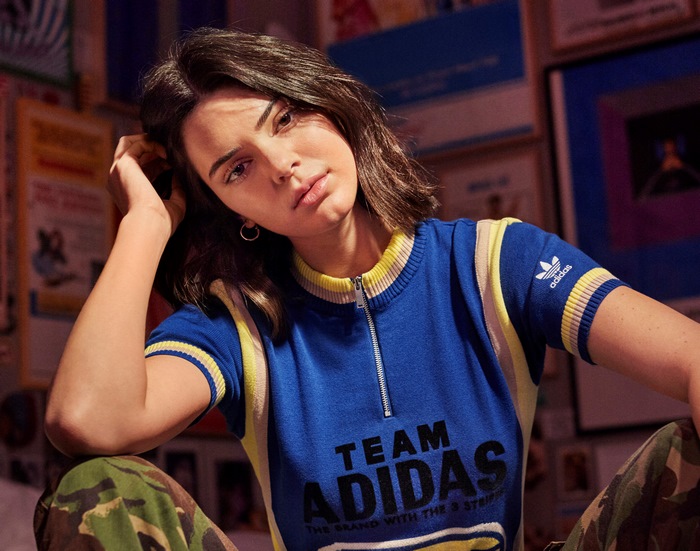 Kendall Jenner in Adidas clothing