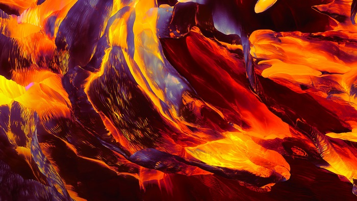 Abstract fiery and purple textures