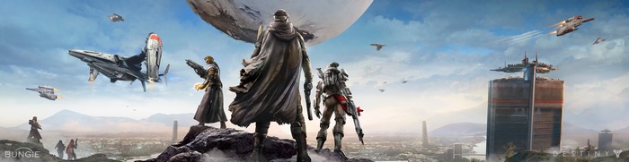 Guardians and ships in Destiny 4K