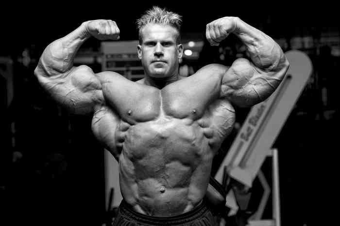 Jay Cutler Monochrome Bodybuilder Pose
