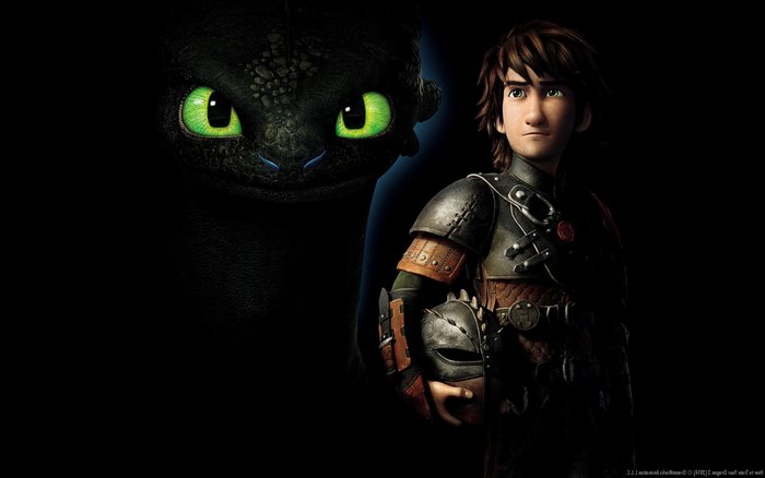 How to Train Your Dragon Featuring Night Fury and Hiccup