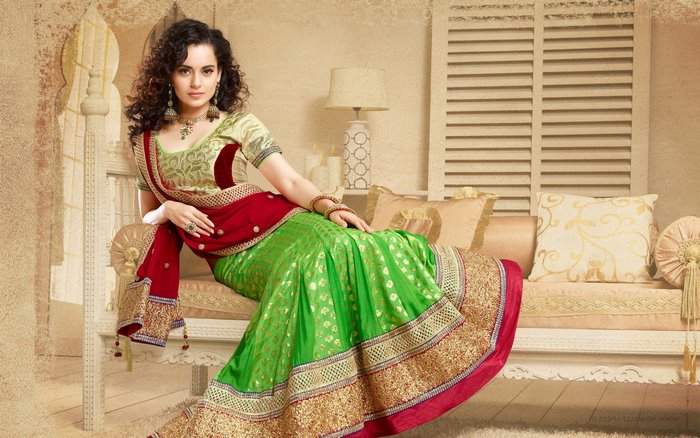 Kangana Ranaut in traditional Indian attire