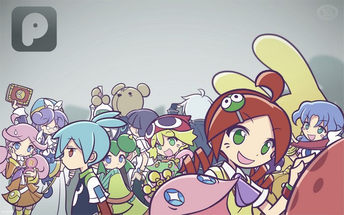 Puyo Puyo characters gathered together