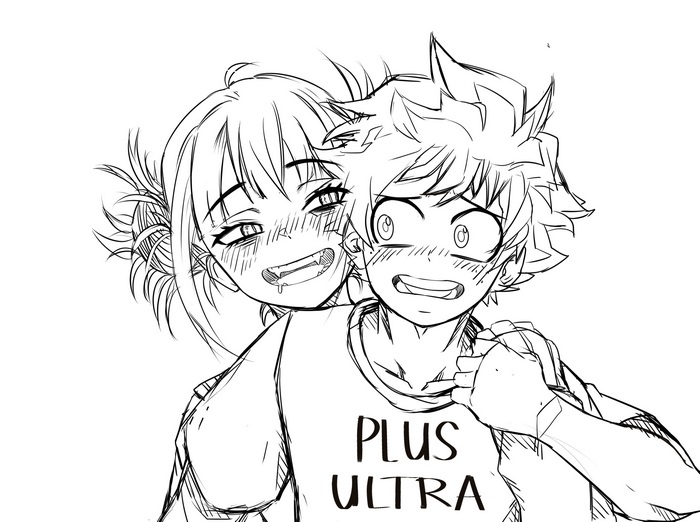 Izuku Midoriya and Himiko Toga Close Interaction