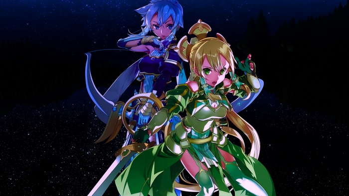 Leafa and Sinon from Sword Art Online