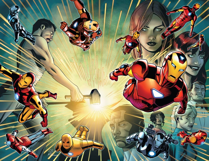 Iron Man suits and Tony Stark