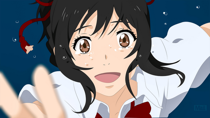 Mitsuha Miyamizu from Your Name.