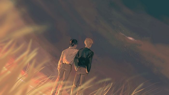 Ash Lynx and Eiji Okumura from Banana Fish