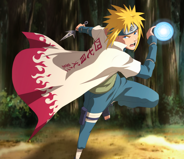 Minato Namikaze in Action from Naruto