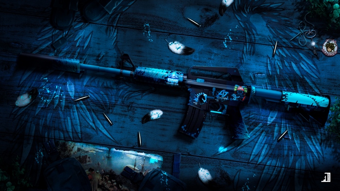 M4A1-S skin from Counter-Strike: Global Offensive