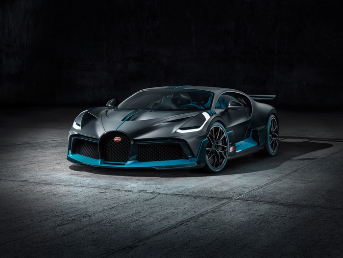 Bugatti Divo hypercar on concrete surface