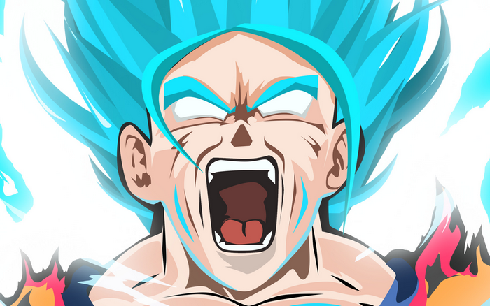 Goku from Dragon Ball Super Saiyan Blue