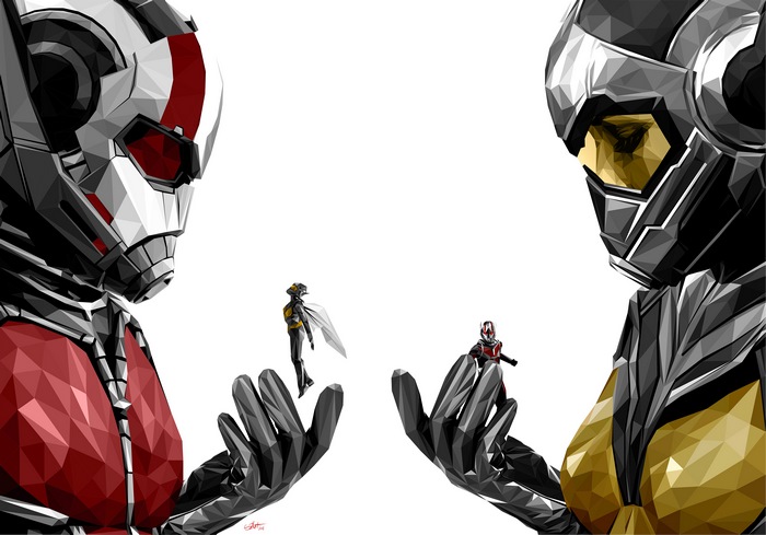 Ant-Man and Wasp from Marvel Comics