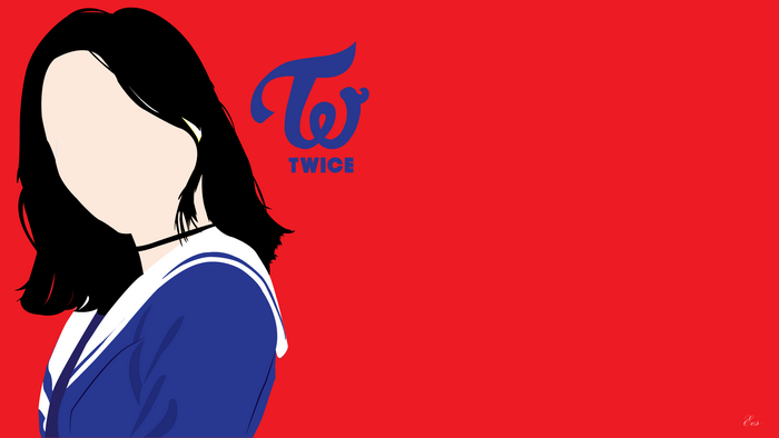 Mina from Twice Minimalist Art