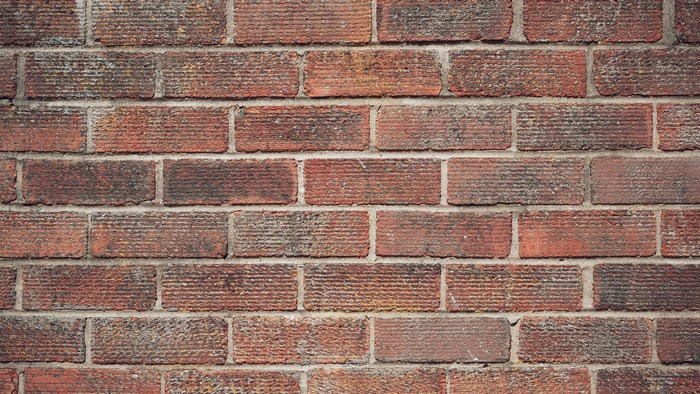 Red brick wall texture