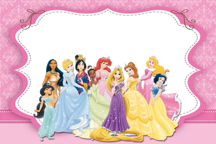 Disney Princesses gathered together