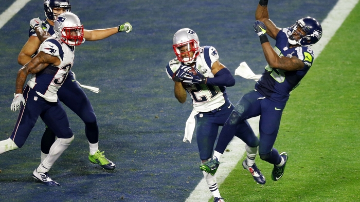 Malcolm Butler intercepts pass in Super Bowl XLIX