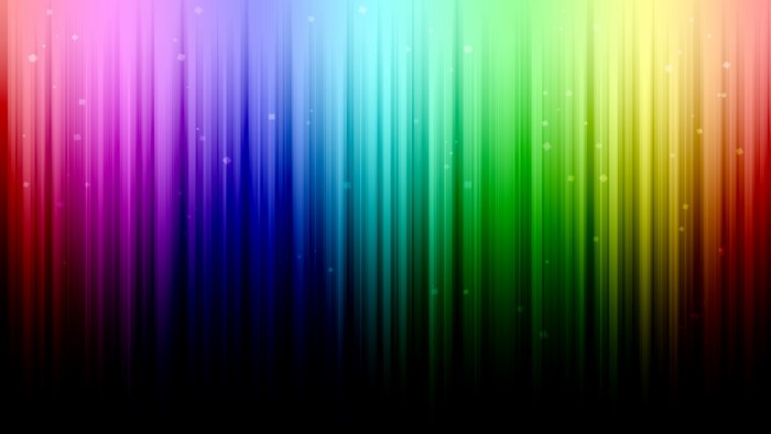 Rainbow vertical stripes with sparkles