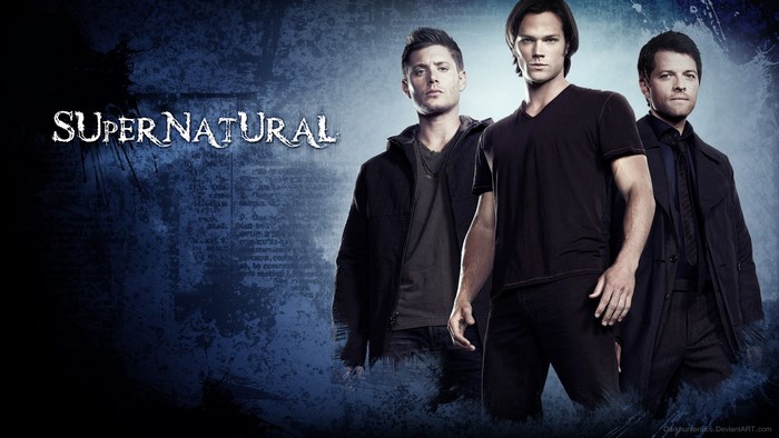 Supernatural Dean, Sam, and Castiel